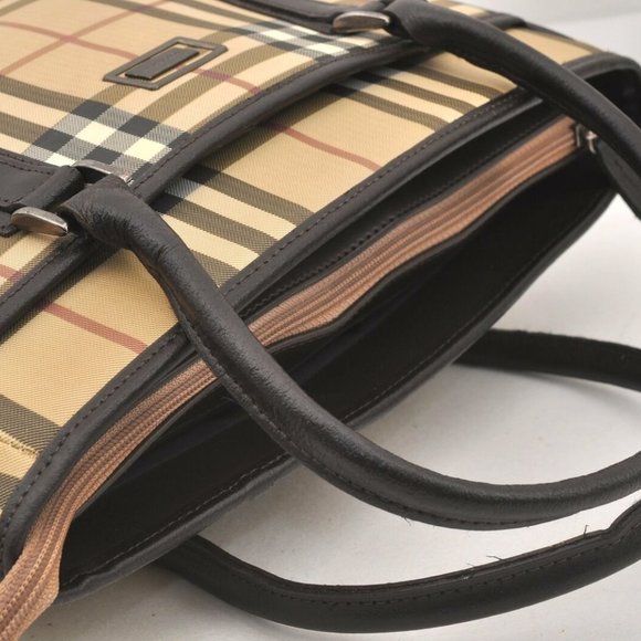 Authentic Burberrys Nova Check Hand Bag - Picture 6 of 9